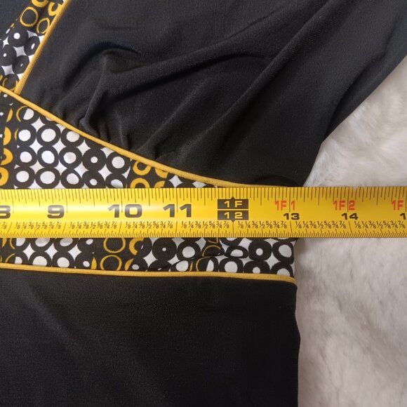 Candie's Blouse Y2K 90's Flutter Sleeve Plunging V-Neck - Picture 10 of 14